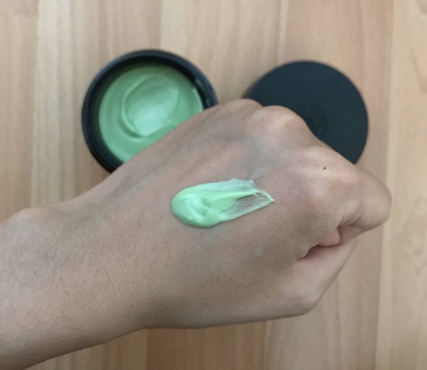 test masque de nuit chanvre the body shop